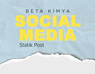 Beta Kimya Sosyal Medya Statik Post