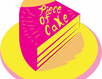 Visual Idiom "Piece of Cake"