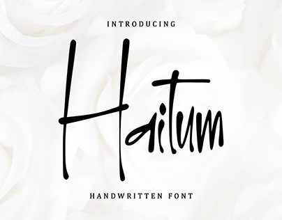 Haitum - Handwritten Font
