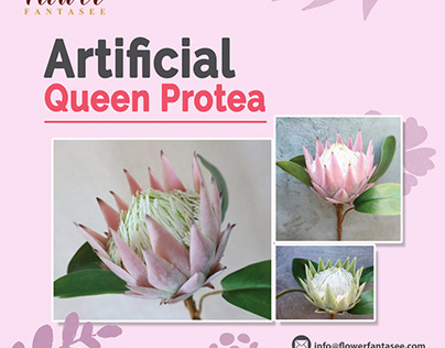 Artificial Queen Protea