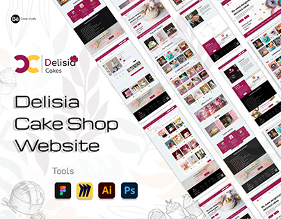 Delisia Cake shop Ecommerce Website
