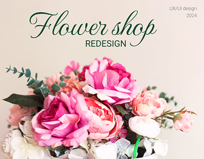 Miniatura do projeto - Flower shop website redesign