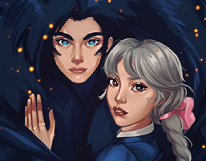 Sophie and Howl - Fanart