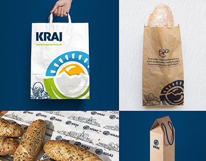 KRAJ - Grocery Store Branding