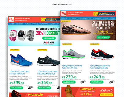 02 E-mail Marketing - Loja de Calçados e Esporte