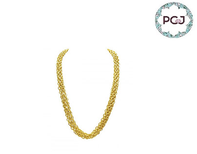 Perfect Men's Gold Chain By PC Jeweller