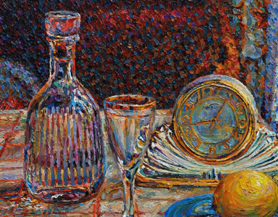 Still life with a carafe