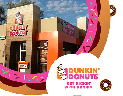 Dunkin' Donuts- Mobile App Design + Mockup Design