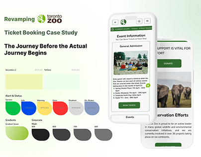 Project thumbnail - Toronto Zoo Ticket booking Case study