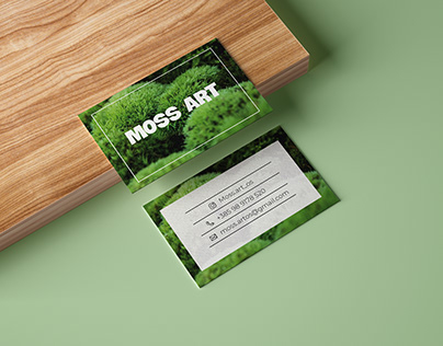 Moss Art Business&Info card