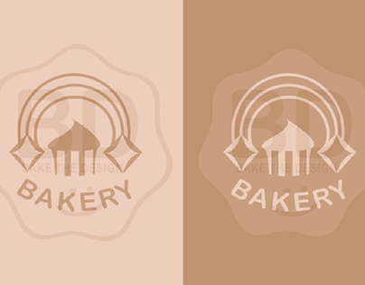 simple cupcake logo