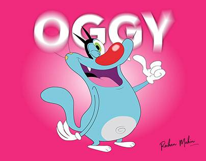 Cartoon Character | Oggy | Vector Art