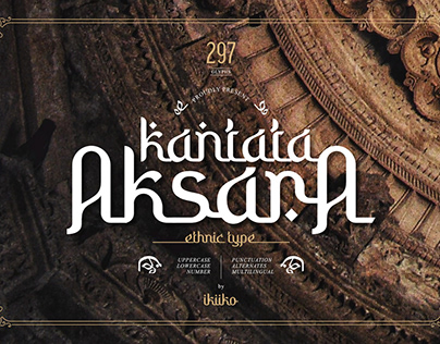 Kantata Aksara - Ethnic Font