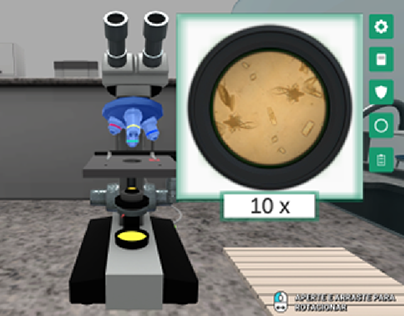 Laboratorio de Sedimentoscopia com Microscópio