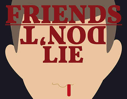 Friends don't lie poster
