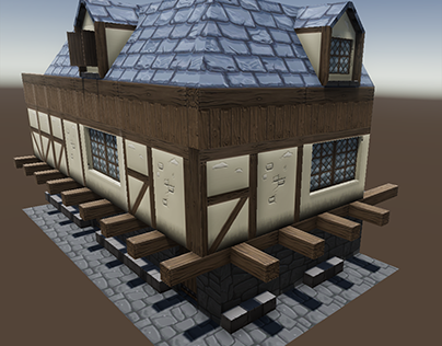 Medieval House building assets