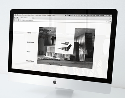 Erie Art Museum Website Redesign concept