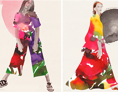 C O L L A G E / Fashion study's & Collages