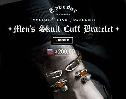 Skull Cuff Bracelet - Tyvodar.com