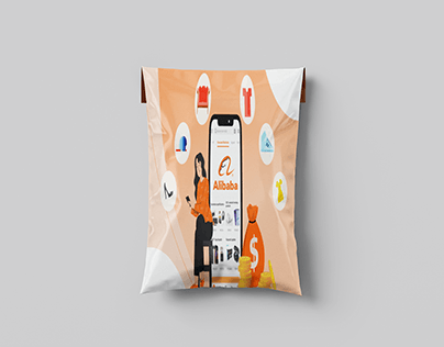 Shipping Bag Packaging Design