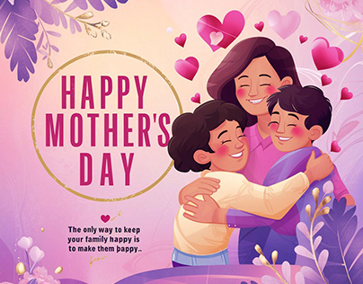 Happy Mother's Day Card Design