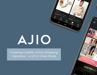 AJIO - UI/UX Case Study