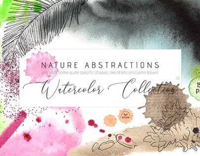 Nature Abstractions - Watercolor Bundle