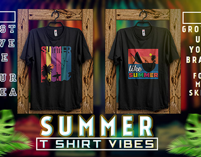 Summer Cool T Shirt Design