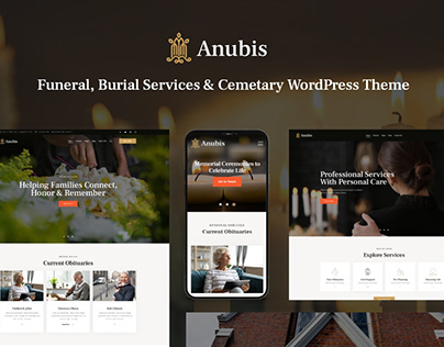 Anubis - Funeral & Burial Services WordPress Theme