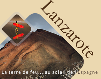 Site de tourisme sur l'ile de Lanzarote