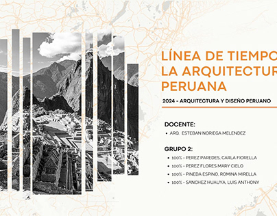 LINEA DE TIEMPO DE LA ARQ. PERUANA