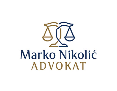 Marko Nikolić Advokat - Logo Design