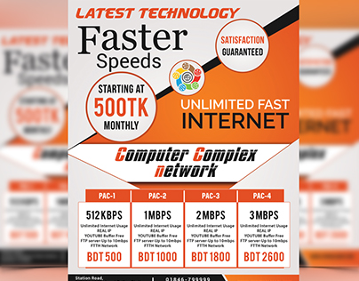 Flyer for ISP (Internet Service Provider)