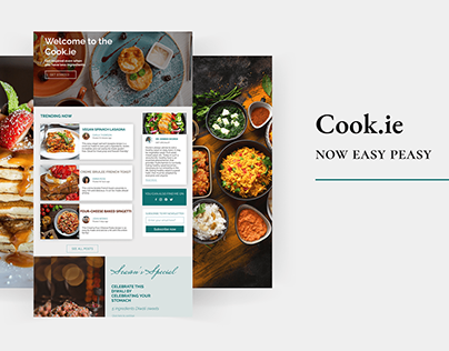Cook.ie - Food Website Design
