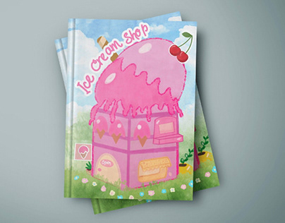 Ice Cream Shop Children's Book Design and Exhibition