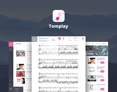 Tomplay interactive sheet music