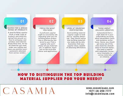 How to distinguish the best building material supplier