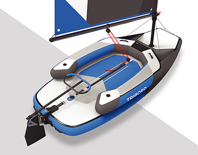 TRIBORD | Inflatable sailing boat