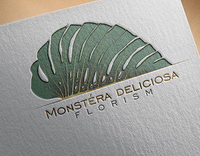 Monstera Deliciosa: Journal Logotype