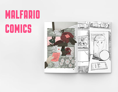 EDITORIAL DESIGN MALFARIO COMICS