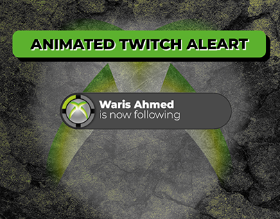 Animated Twitch Aleart | Adobe After effects