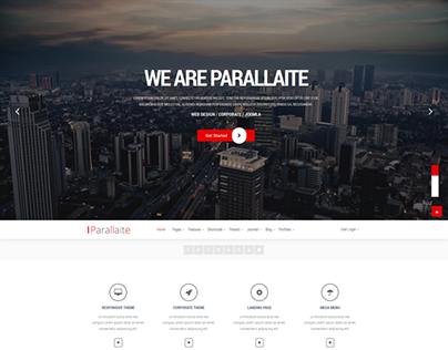 Parallaite - Responsive Multipurpose Joomla Template
