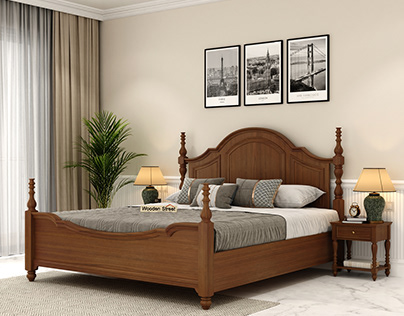 Teak Wood Beds on Sale at 55% Off