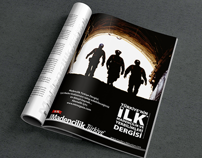 Madencilik Türkiye Dergisi Reklam Tasarımı