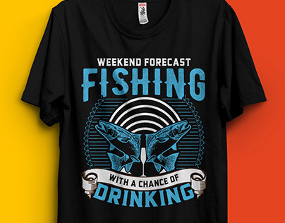Hooked on Fishing: A Catchy T-Shirt Design for Anglers