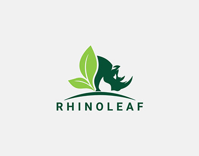 Rhino Leaf Logo For Sale