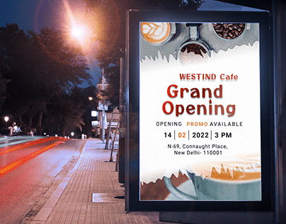 Westind Cafe Poster design (time limit - 1 hour)