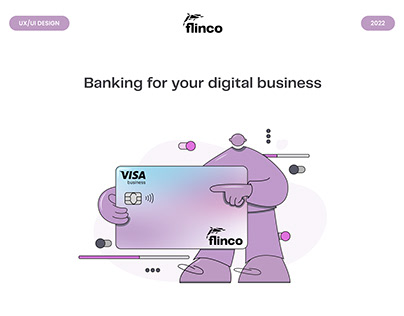 Flinco Bank | UX/UI design for a new bank webapp