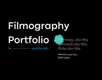 Project thumbnail - Filmography Porfolio