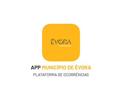 Plataforma de Ocorrências - Câmara Municipal de Évora